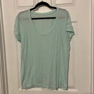 Victoria’s Secret PINK brand aqua blue t-shirt
